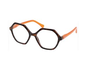 Leesbril G72900 Stella bruin/oranje - Sterkte +2.0