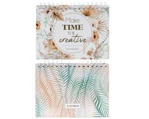 Schetsboek A5 spiraal Bloom