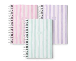 Notitieboek A5 spiraal STRIPES