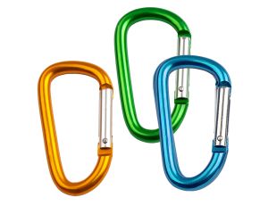 Karabijnhaken 7,2 x 3,8cm aluminium /3