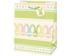 Giftbag Easter Bunnies L