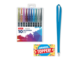 Pakket Wandel 4 daagse - Set Metallicpennen