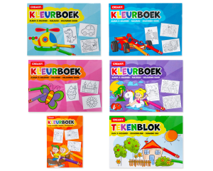 Pakket Kleurboeken CREAKIT.