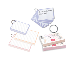 Flashcards pakket A6 en A7 Pastel 60 stuks