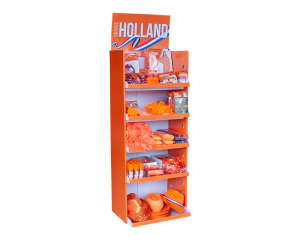 Vloerdisplay Oranje 40x60x165cm