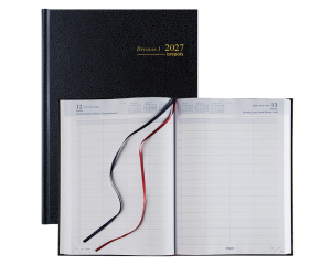 Bureau Agenda Santex Bremax Zwart - 1 dag per pagina