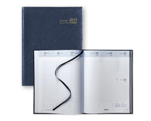 Bureau Agenda Lima Timing Blauw - 1 week per 2 pagina's