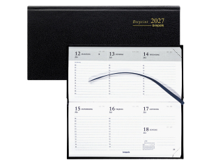 Zak Agenda Lima Breprint Zwart - 1 week per 2 pagina's