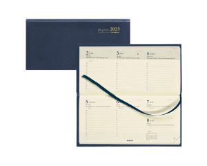Zak Agenda Lima Breprint Blauw - 1 week per 2 pagina's