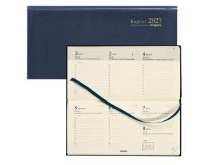 Zak Agenda Lima Breprint Blauw - 1 week per 2 pagina's