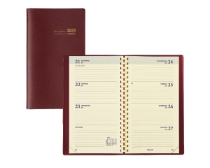 Zak Agenda Genova Interplan Rood - 1 week per 2 pagina's