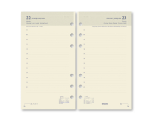 Vulling Brefax 11 - 1 dag per pagina