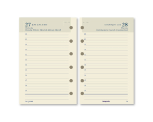 Vulling Brefax 21 - 1 dag per pagina