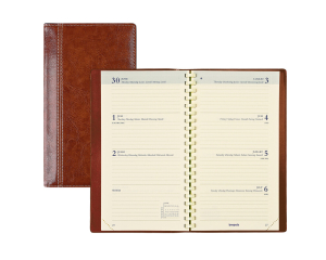 Zak Agenda Palermo Interplan Bruin - 1 week per 2 pagina's