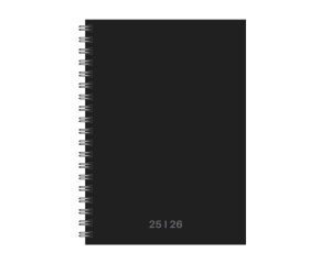 Agenda A5 25/26 spiraal SOHO Black