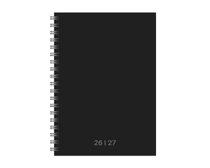 Agenda A5 26/27 spiraal SOHO Black