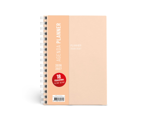 Planner spiraal SOHO Pastel peach - 22x16cm