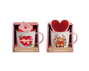 Mok Valentijn met chocolaatjes - 50gram