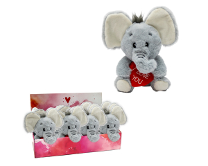 Knuffel Olifant I Love You - 18cm