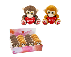 Knuffel Aapje Love - 12cm