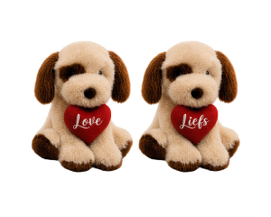 Knuffel Hond Love - 30cm