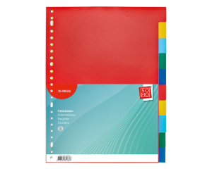 Tabbladen kunststof 10-delig