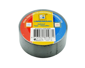 Linnenband zwart 19mmx3m