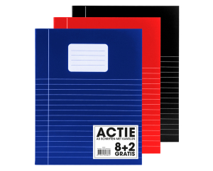 10-pak Schriften A5 lijn Basic