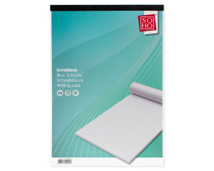 Schrijfblok A4 ruit 5mm