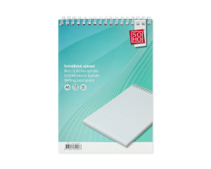 Schrijfblok A5 lijn kopspiraal