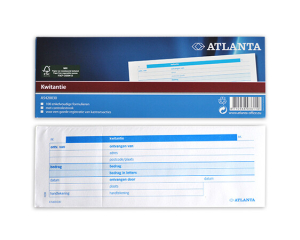 Atlanta Kwitantie - 75x210mm