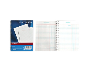 Atlanta A6 Kasboek - spiraal