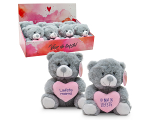 Knuffelbeer de Liefste Mama - 18cm