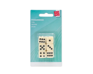 Dobbelstenen 6 stuks