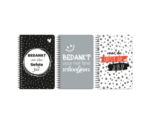 Notitieboek A5 lijn - Bedankt voor het schooljaar