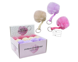 Pompom sleutelhanger de liefste