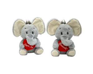 Knuffel Olifant 18cm Einde Schooljaar