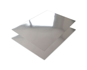 Etalagekarton zilver glans - 300 grams, 50x70cm