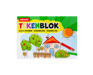 Tekenblok A4 KIDS