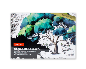 Aquarelblok A3 20 vel 300grs PREMIUM