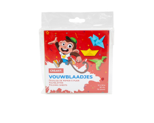 Vouwblaadjes 12x12cm KIDS