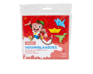 Vouwblaadjes 16x16cm KIDS