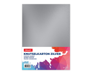 Karton Zilver A4 - 8 vel, 300 grams ALLROUND