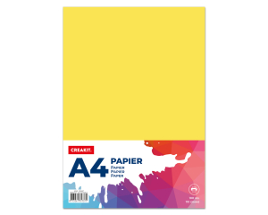Papier A4 Geel - 100 vel, 110 grams ALLROUND