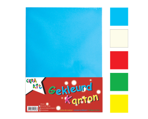 Karton A4 Gekleurd - 50 vel, 150 grams ALLROUND