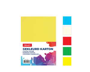 Karton A5 Gekleurd - 100 vel, 150 grams ALLROUND