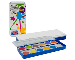 Waterverf 24 kleuren inclusief kwast