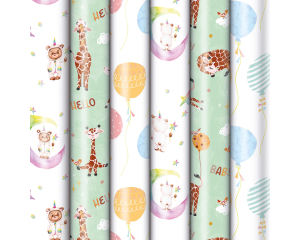 Rol kadopapier Baby 2mx70cm