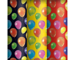 Rol kadopapier Balloons 2mx70cm