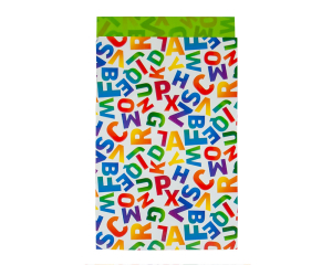 Geschenkzakjes Letters 12x19cm 200 stuks